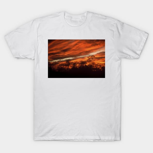 Fiery Sky T-Shirt by Rodwilliams